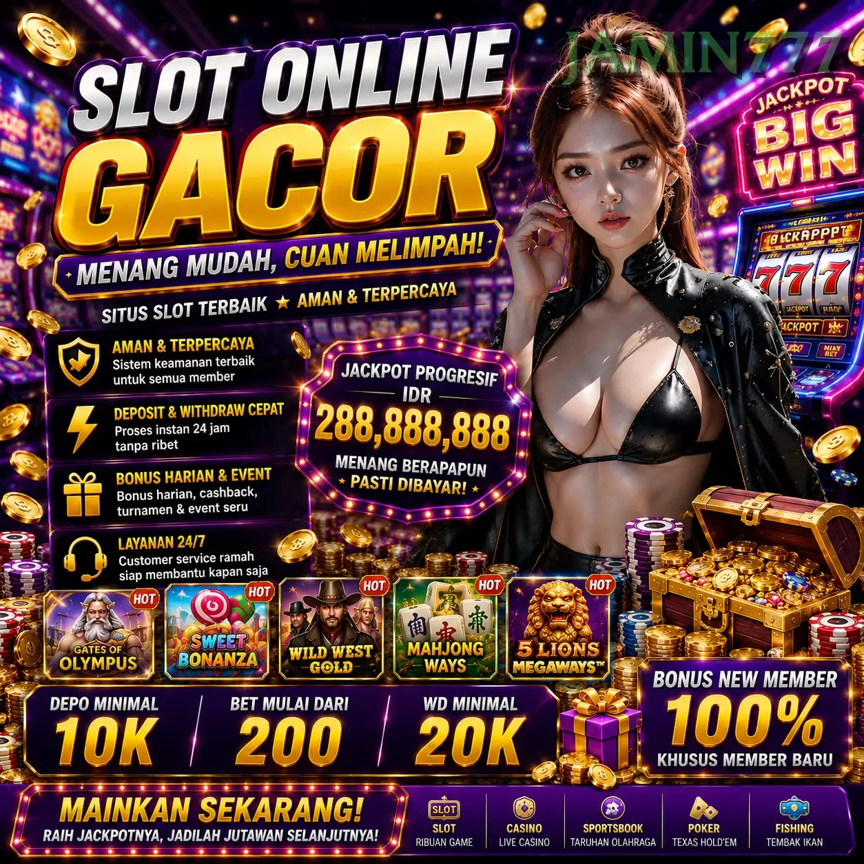 Slot Gacor idjamin777 Setiap Hari